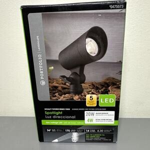 Portfolio 175-Lumens 4W Specialty textured bronze Low voltage LED Spot light
